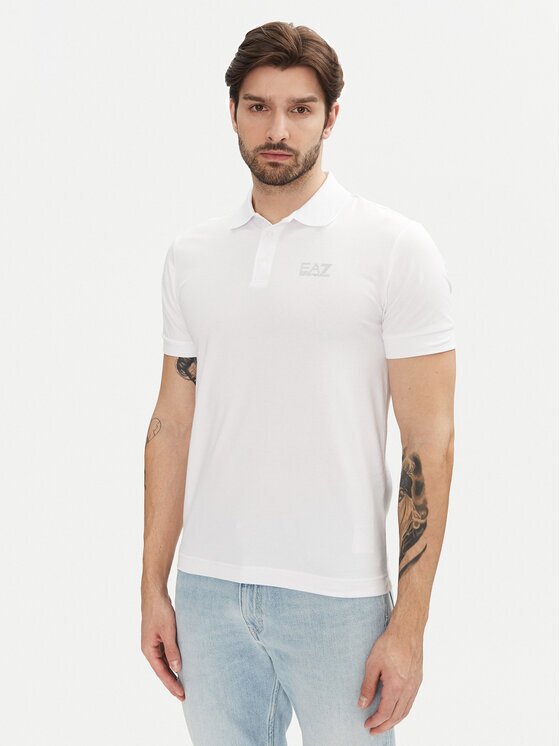 EA7 Emporio Armani Tricou polo 8NPF14 PJVQZ 0100 Regular Fit