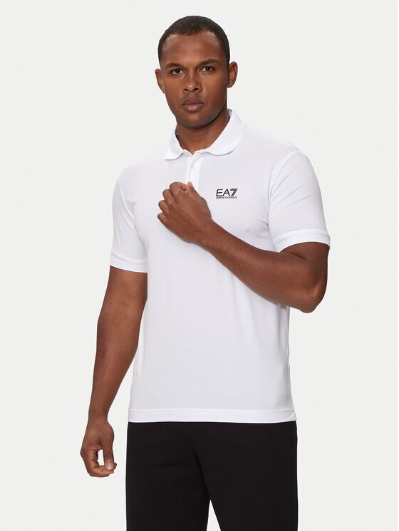 EA7 Emporio Armani Tricou polo 8NPF14 PJVQZ 1100 Regular Fit