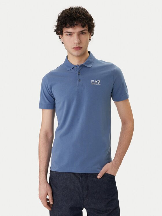 EA7 Emporio Armani Tricou polo 8NPF14 PJVQZ UB064 Regular Fit