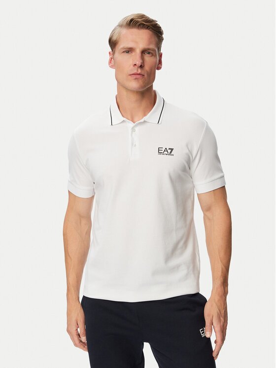 EA7 Emporio Armani Tricou polo 8NPF16 PJVUZ 1100 Slim Fit