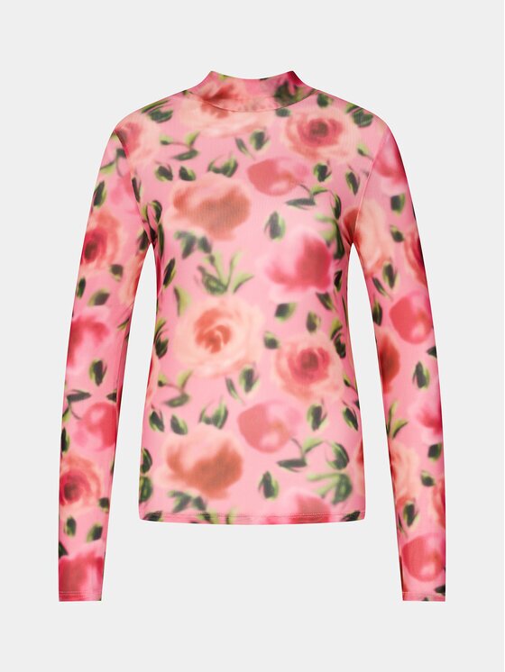 Edited Bluză Fiore Roz Tight Fit