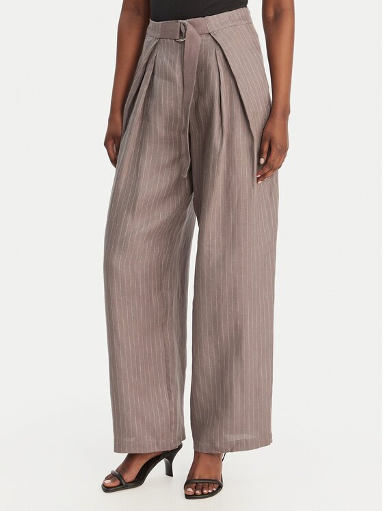 Eleh Pantaloni din material SS260028 Oversize