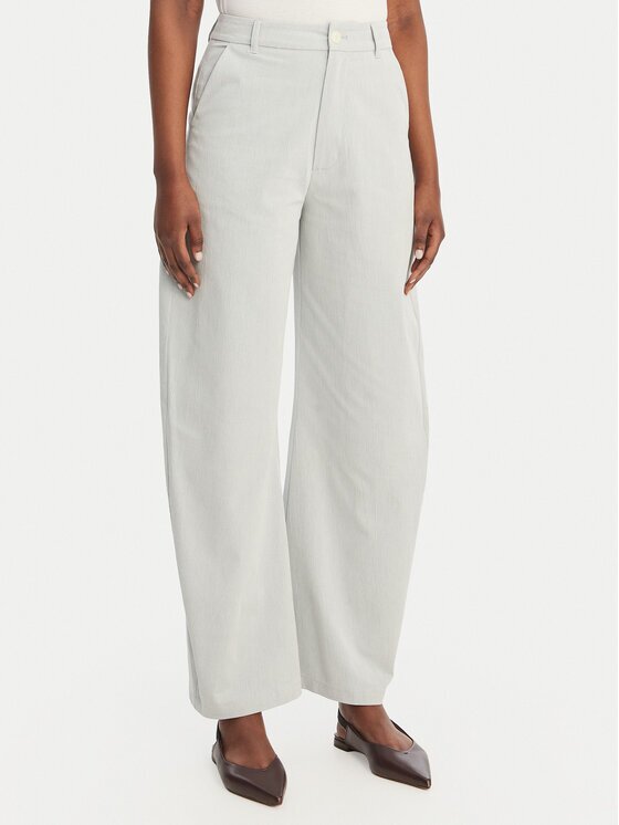 Eleh Pantaloni din material SS260146 Albastru celest Regular Fit