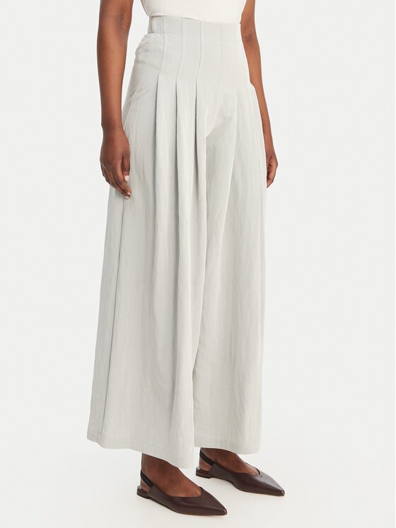 Eleh Pantaloni palazzo SS260093 Albastru celest Wide Leg