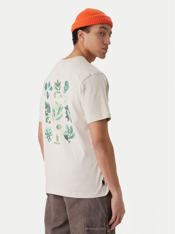 Element Tricou Bigfoot Trees ELYZT00585 Écru Regular Fit