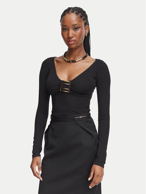 Elisabetta Franchi Bluză MD-005-67E2-V280 Slim Fit