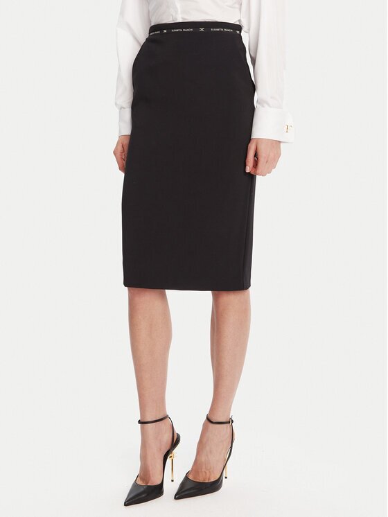 Elisabetta Franchi Fustă midi GO-118-56E2-v220 Regular Fit