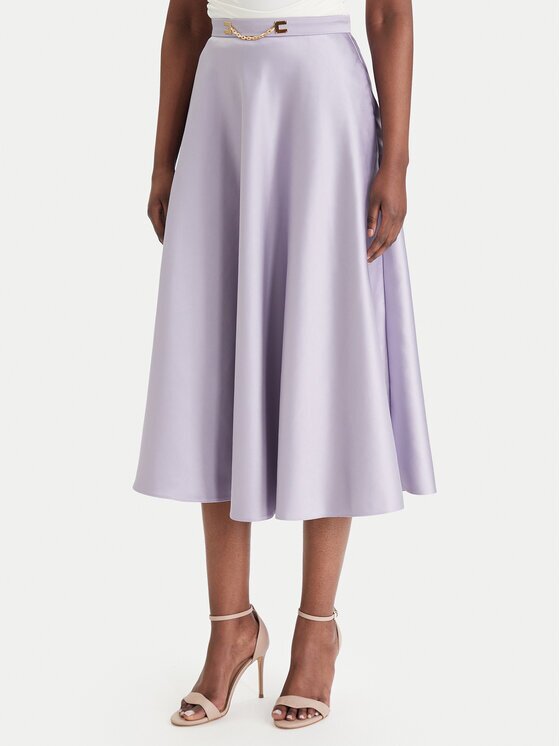 Elisabetta Franchi Fustă midi GO-156-61E2-V320 Regular Fit