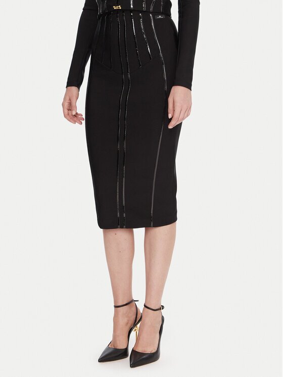 Elisabetta Franchi Fustă tip creion GO-124-57E2-V460 Slim Fit