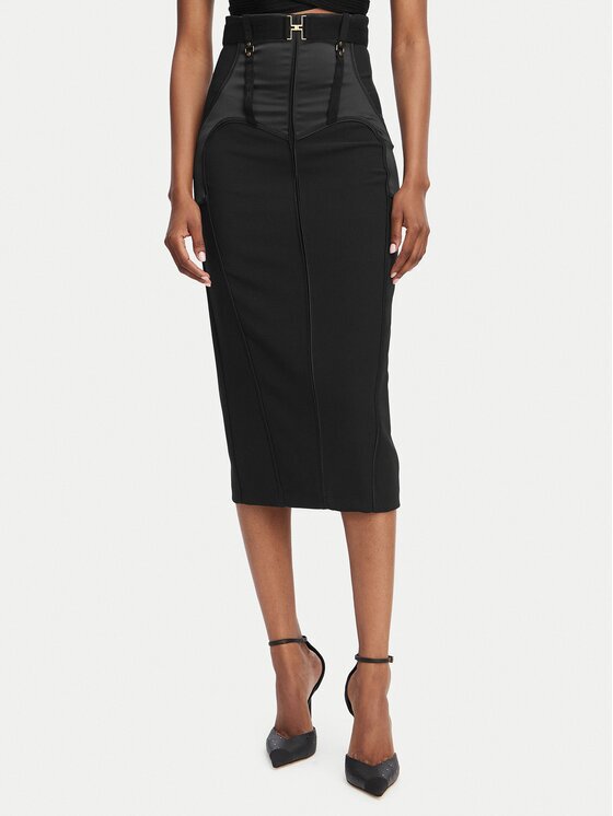 Elisabetta Franchi Fustă tip creion GO-148-62E2-V440 Slim Fit