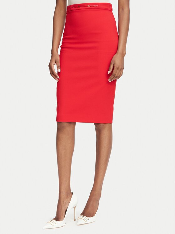 Elisabetta Franchi Fustă tip creion GO-223-66E2-V320 Slim Fit