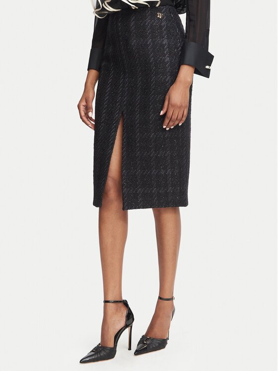 Elisabetta Franchi Fustă tip creion GO-232-67E2-V440 Regular Fit