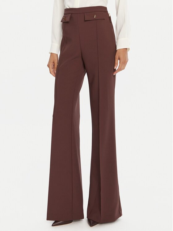 Elisabetta Franchi Pantaloni din material PA-121-56E2-V380 Regular Fit