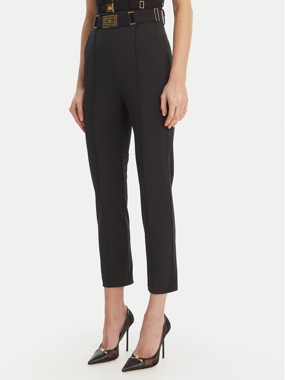 Elisabetta Franchi Pantaloni din material PA-132-61E2-V350 Regular Fit