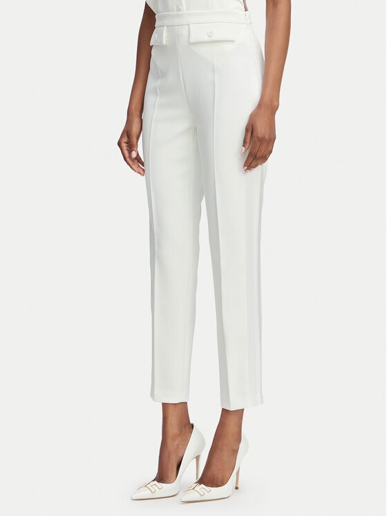Elisabetta Franchi Pantaloni din material PA-185-62E2-V270 Slim Fit
