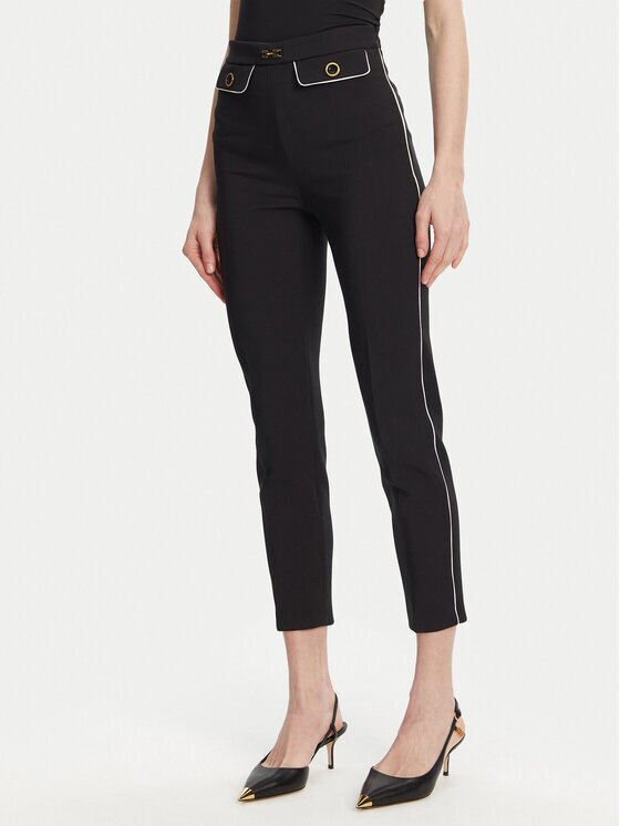 Elisabetta Franchi Pantaloni din material PA-T71-51E2 Regular Fit