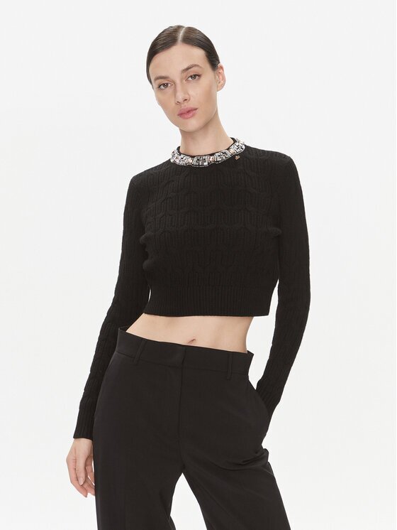 Elisabetta Franchi Pulover MK-15B-37E2-V460 Slim Fit