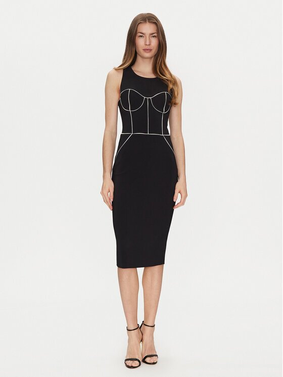 Elisabetta Franchi Rochie cocktail AB-724-51E2-V440 Slim Fit