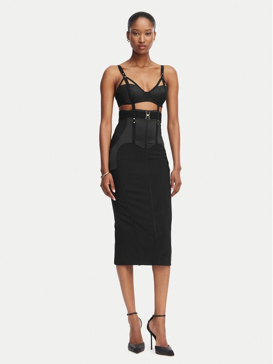 Elisabetta Franchi Rochie cocktail AB-881-62E2-V660 Slim Fit