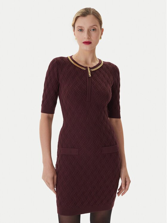 Elisabetta Franchi Rochie cocktail AM-20B-56E2-V480 Regular Fit