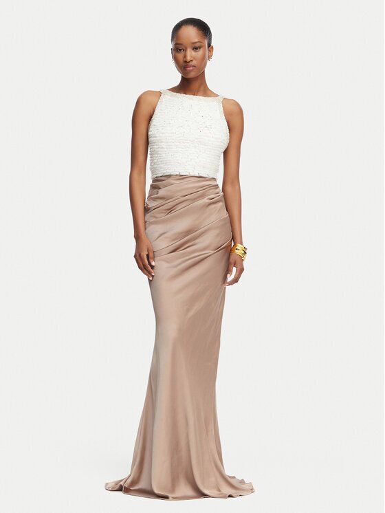 Elisabetta Franchi Rochie de seară AB-R17-62E2-V800 Slim Fit