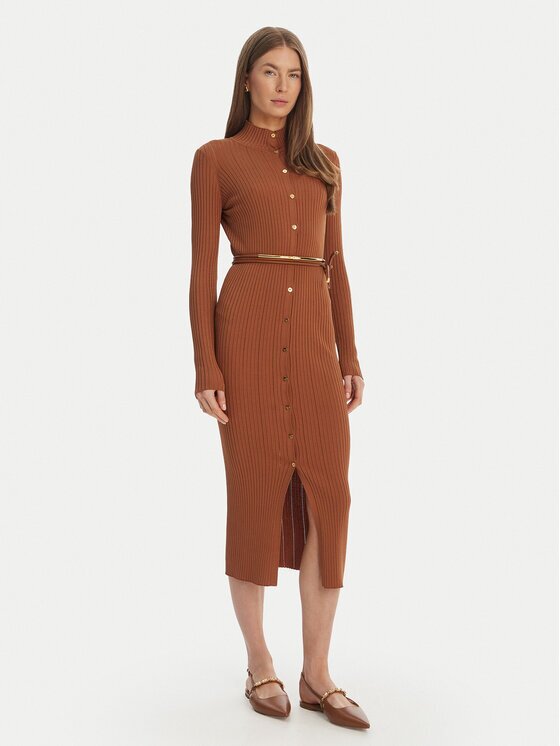 Elisabetta Franchi Rochie tricotată AM-15S-61E2-V490 Regular Fit