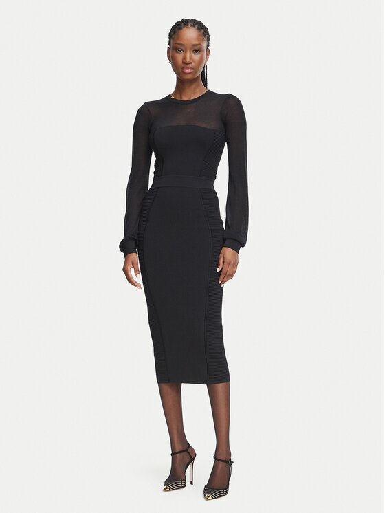 Elisabetta Franchi Rochie tricotată AM-53B-67E2-V460 Slim Fit