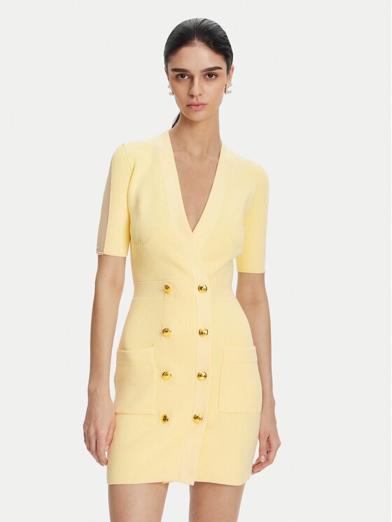 Elisabetta Franchi Rochie tricotată AM-66S-51E2 Regular Fit