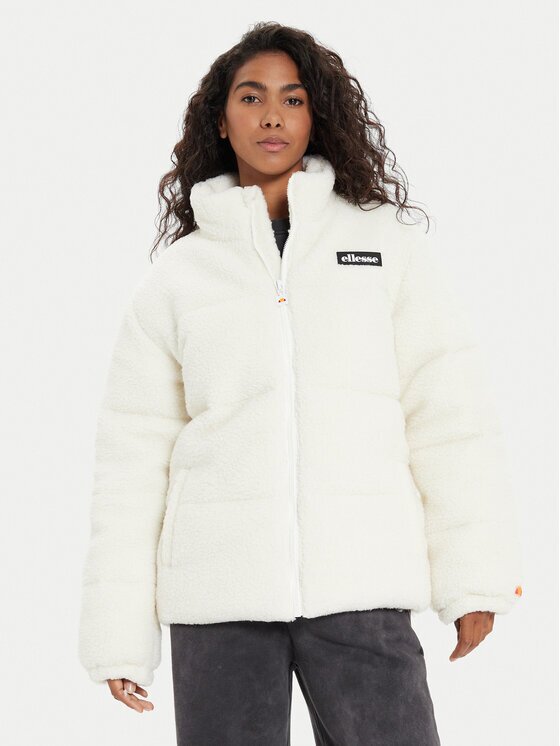 ELLESSE Geacă de iarnă Berghutte SGX20918 Écru Regular Fit