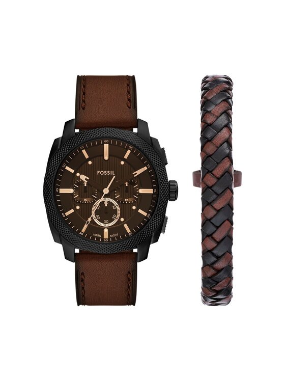 Fossil Set de ceas și brățară Machine Chronograph FS6102SET