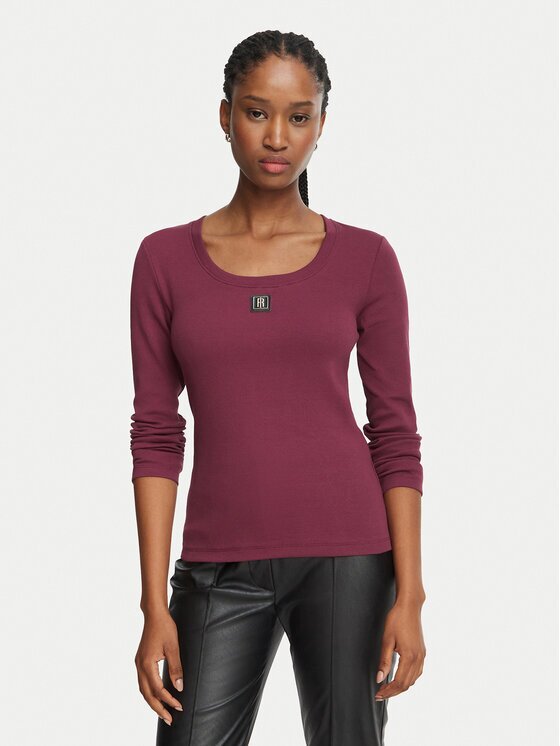 Fracomina Bluză FP26WT3034J40101 Slim Fit