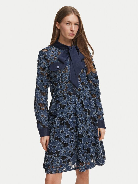 Fracomina Rochie de blugi FR26WD4004D475G1 Regular Fit