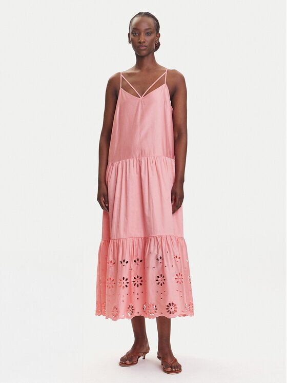 Fracomina Rochie de vară FJ25SD3001W400E5 Relaxed Fit