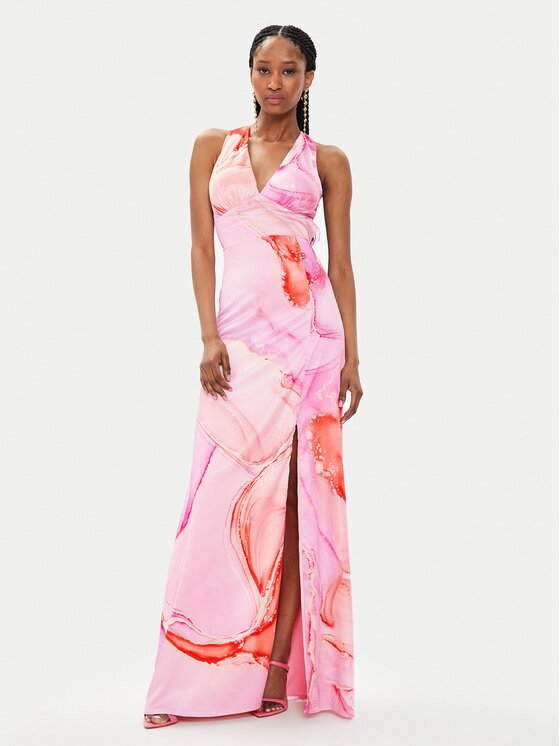 Fracomina Rochie de vară FQ24SD3013W470N4 Slim Fit