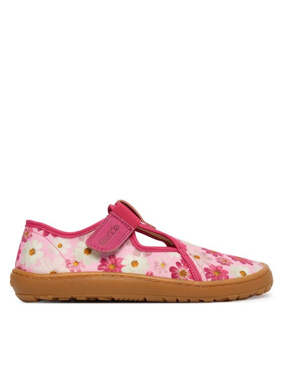 Froddo Papuci de casă Barefoot Canvas T-Bar G1700439-4 D