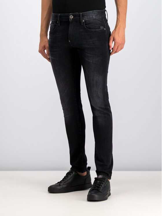 G-STAR Raw Blugi 51010-A634-A592 Negru Slim Fit