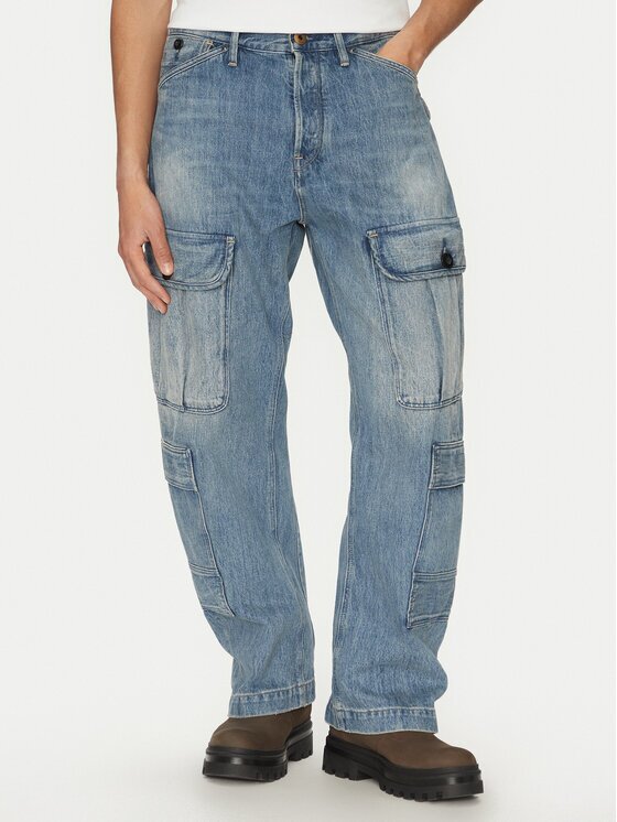 G-STAR Raw Blugi Bend 3D D26111-D499 H121 Albastru Loose Fit