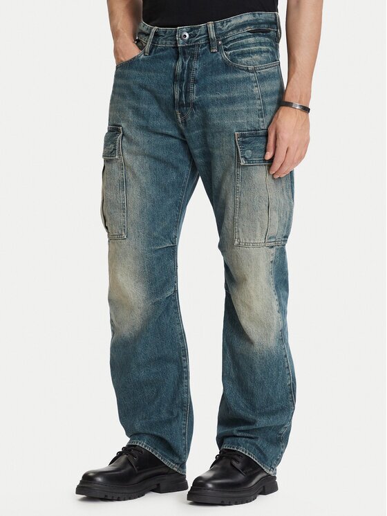 G-STAR Raw Blugi Contor 3D D27049-E358 Albastru Regular Fit