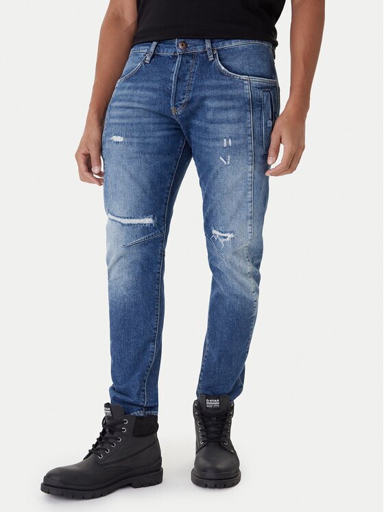 G-STAR Raw Blugi Contor 3D D27222-E106 Albastru Slim Fit