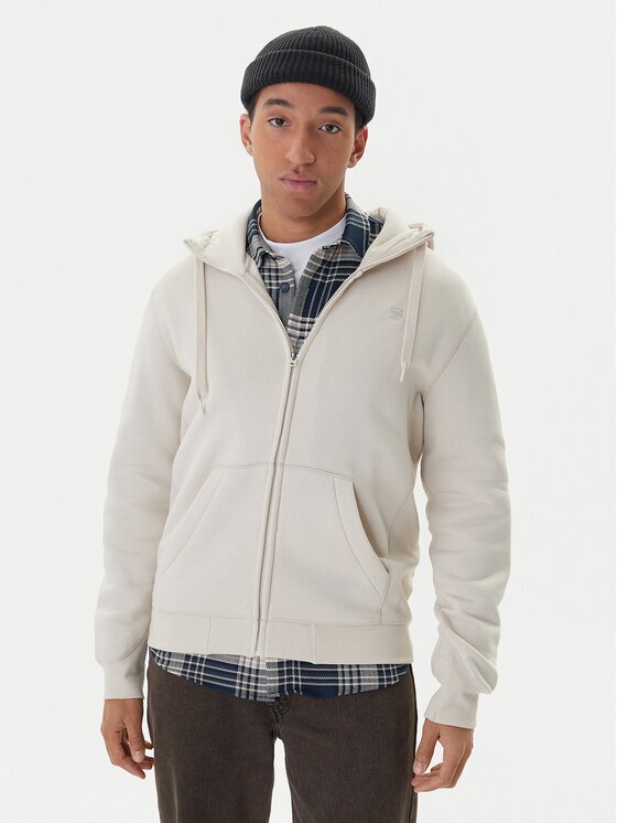 G-Star Raw Bluză Premium Core D16122-C235 Écru Regular Fit