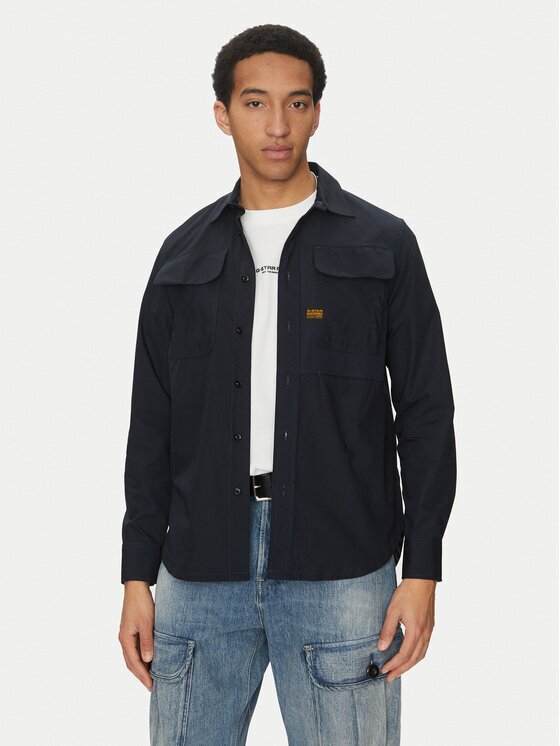 G-STAR Raw Cămașă Cpo Utility D26470-C973 C742 Bleumarin Regular Fit