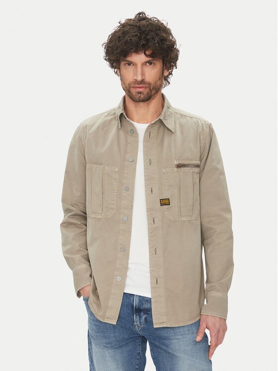 G-STAR Raw Cămașă D26058 D947 H120 Gri Regular Fit