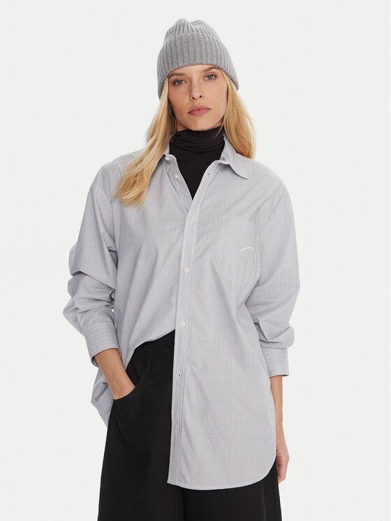 G-Star Raw Cămașă D27133-E067 Albastru celest Oversize