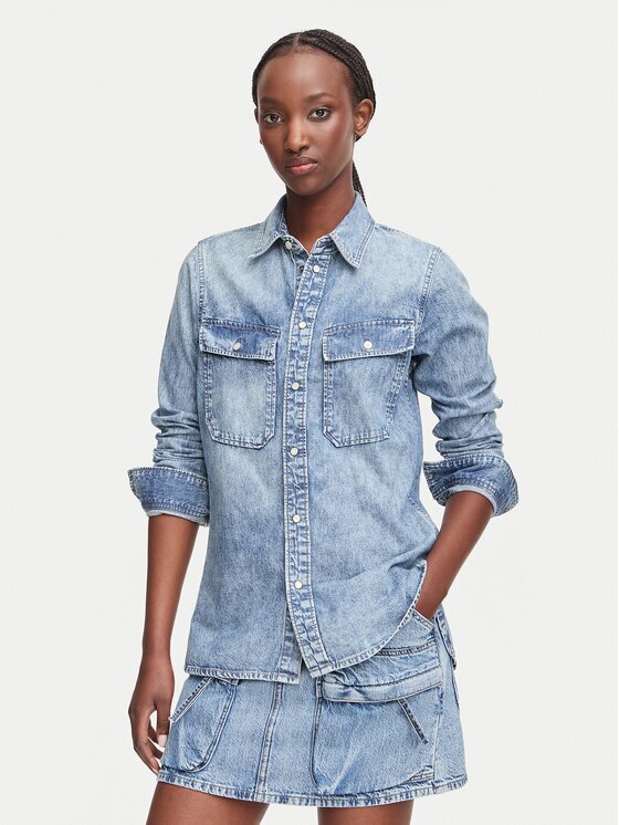 G-STAR Raw cămașă de blugi 2-pkt D30440-D539 Regular Fit