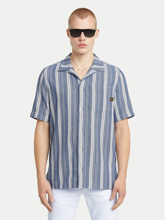G-STAR Raw Cămașă One Pocket D26183-D916 Albastru Regular Fit