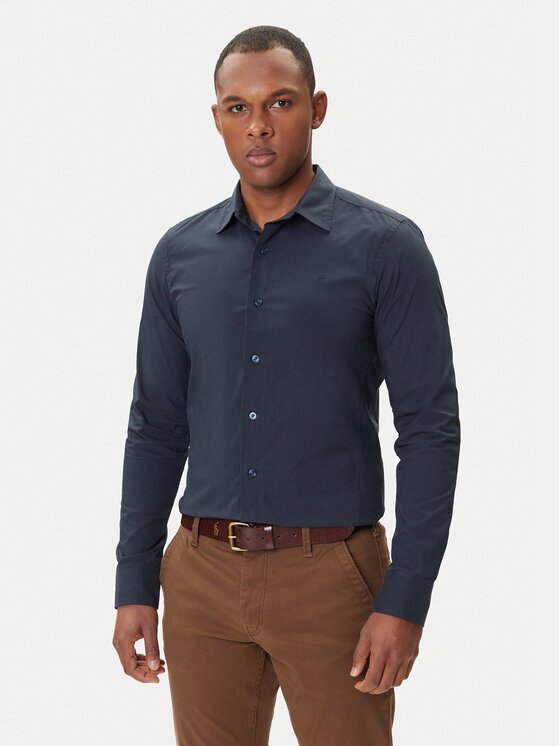 G-STAR Raw Cămașă Uniform D25176-D321 Bleumarin Slim Fit