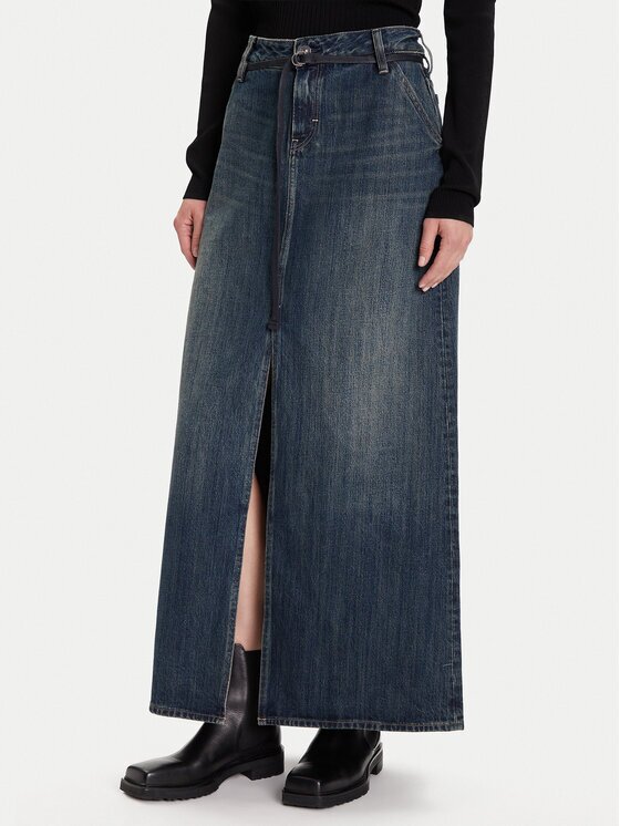 G-STAR Raw Fustă de blugi D25979-D577 Bleumarin Baggy Fit