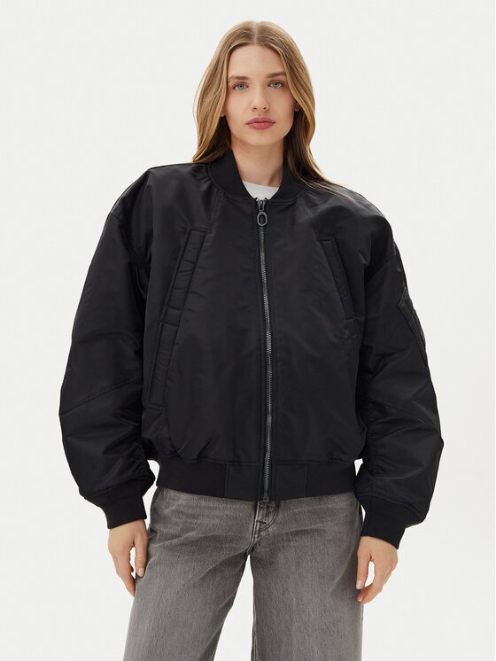 G-STAR Raw Geacă bomber Macro D25989-C143 Negru Oversize