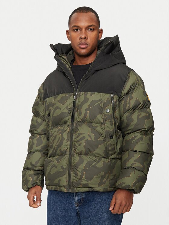 G-STAR Raw Geacă de iarnă Expedition D23645-C441 Verde Regular Fit