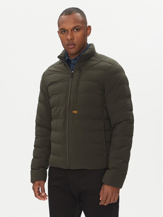G-STAR Raw Geacă de iarnă Foundation D24276-D518 Verde Regular Fit